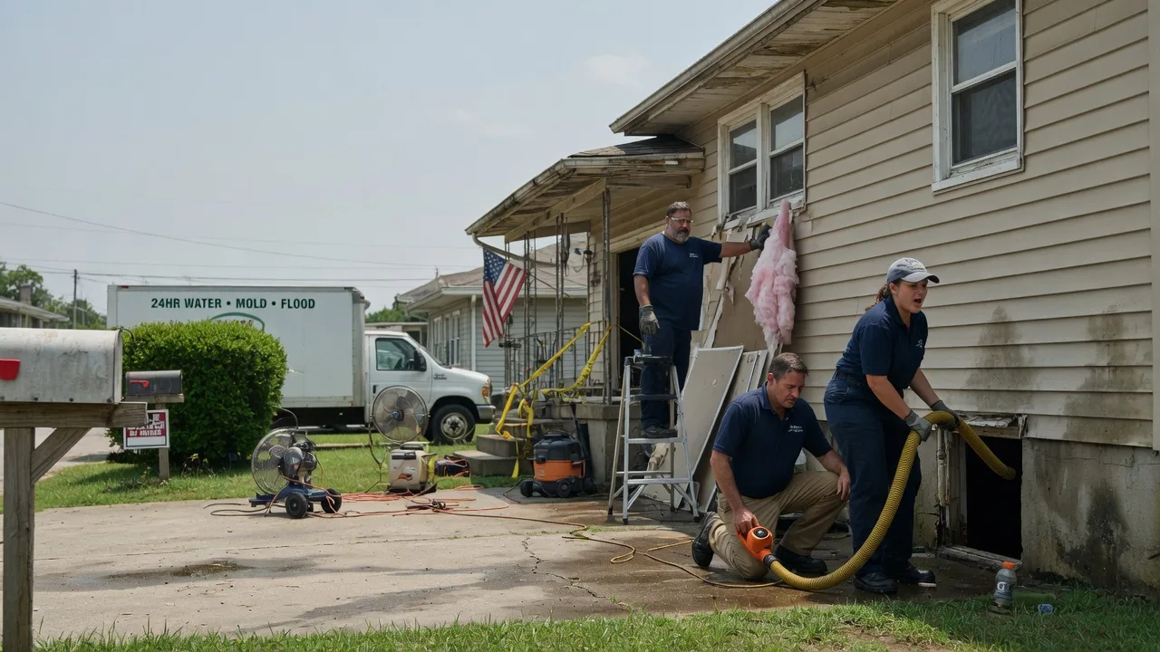 Water Damage Repair in New Liberty, IA near me